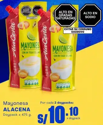 Makro Mayonesa ALACENA Doypack x 475 g. oferta