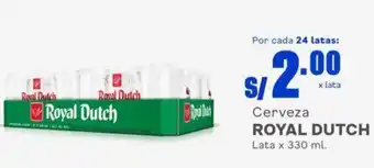 Makro Cerveza ROYAL DUTCH Lata x 330 ml. oferta