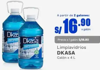 Makro Limpiavidrios DKASA Galón x 4 L oferta