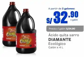 Makro Ácido quita sarro DIAMANTE Ecológico Galón x 4 L oferta