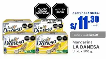 Makro Margarina LA DANESA Unid. x 500 g. oferta
