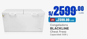 Makro Congeladora BLACKLINE Chest freez Capacidad: 508 L oferta