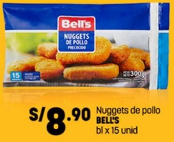 Plaza Vea Nuggets de pollo BELL'S bl x 15 unid oferta