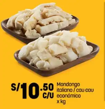 Plaza Vea Mondongo italiano / cau cau C/U económico x kg oferta