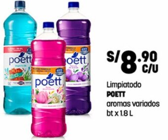 Plaza Vea Limpiatodo POETT aromas variados btx 1.8 L oferta