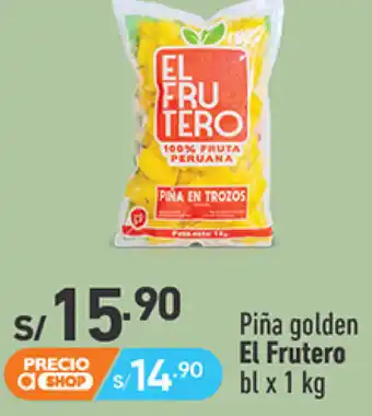 Plaza Vea Piña golden El Frutero bl x 1kg oferta