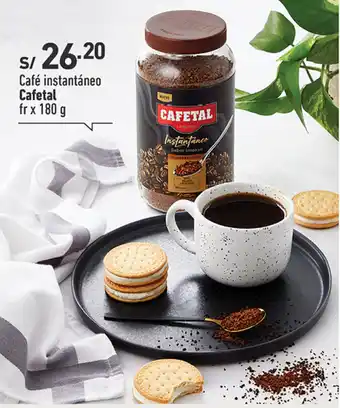 Plaza Vea Café instantáneo Cafetal fr x 180 g oferta