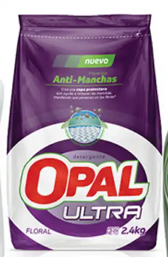 Detergente en polvo Lavavajillas líquido Opal ultra floral bl x 2.4 kg