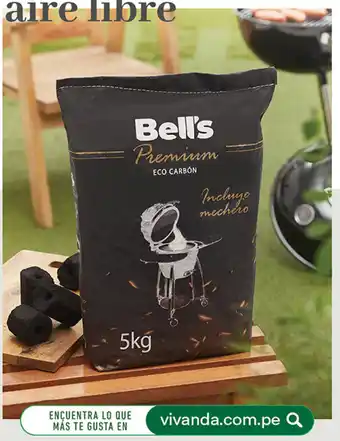 Plaza Vea Eco carbón Bell's Premium x 5 kg oferta