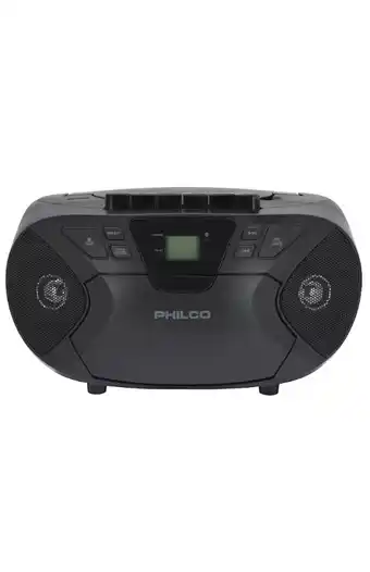 Tiendas EFE Radio philco boombox retro con bluetooth cd y cassette pjc2050bt-bk oferta