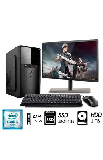 Tiendas EFE Computadora pc 24 intel core i7-6th ram 16gb 1tb + ssd 480gb oferta