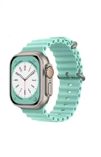 Tiendas EFE Smartwatch hw68 ultra celeste acuatico oferta