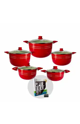 Tiendas EFE Set de ollas de 10pzs megamom oferta