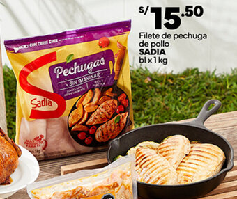 Plaza Vea Filete de pechuga de pollo SADIA blx1kg oferta