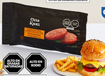 Plaza Vea Hamburguesa parrillera de res OTTO KUNZ bl x 4 unid oferta