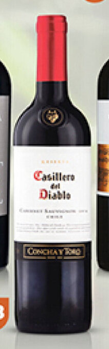 Plaza Vea Vino CASILLERO DEL DIABLO Reserva bt x 750 ml oferta