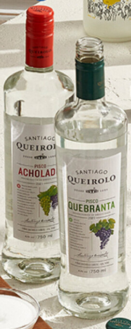 Plaza Vea Pisco SANTIAGO QUEIROLO Puro quebranta / Acholado/Italia btx 750 ml oferta