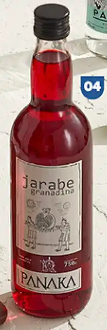 Plaza Vea Jarabe de goma/ Granadina PANAKA btx 750 ml oferta