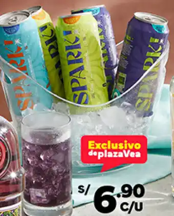 Plaza Vea Ready to drink SPARK sabores variados la x 473 ml oferta