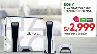 Tottus SONY PLAY STATION 5 HW STANDARD CFI1215A oferta