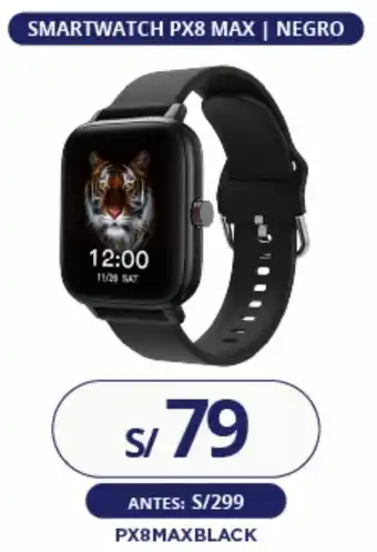 Tiendas EFE SMARTWATCH PX8 MAX | NEGRO oferta