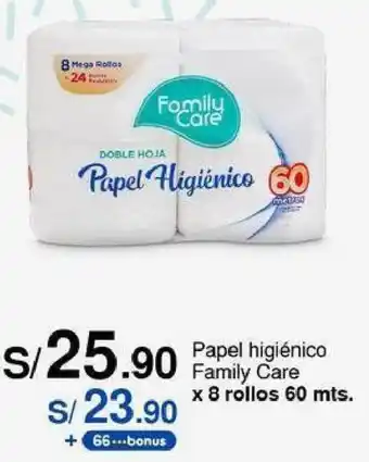 Metro Papel higiénico Family Care x 8 rollos 60 mts. oferta