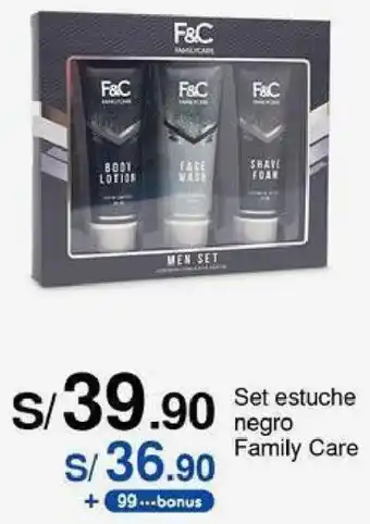 Metro Set estuche negro Family Care oferta
