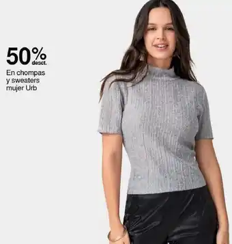 Metro En chompas y sweaters mujer Urb oferta
