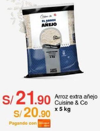 Metro Arroz extra añejo Cuisine & Co x 5 kg oferta