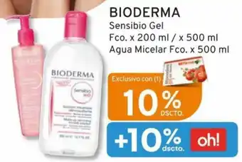 Mifarma BIODERMA Sensibio Gel Fco. x 200 ml / x 500 ml Agua Micelar Fco. x 500 ml oferta