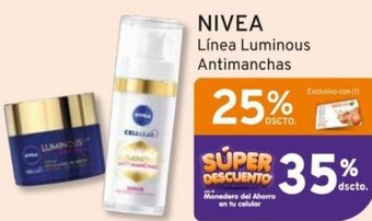 Mifarma NIVEA Línea Luminous Antimanchas oferta