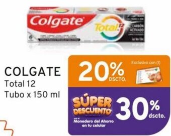 Mifarma COLGATE Total 12 Tubo x 150 ml oferta