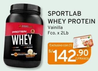 Mifarma SPORTLAB WHEY PROTEIN Vainilla Fco. x 2Lb oferta