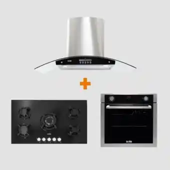 Sole Combo encimera 033 + campana venus plus + horno eléctrico 012v2 oferta