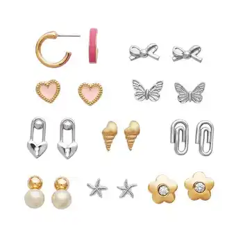 Cyzone Estuche de aretes pearly bow x10 oferta