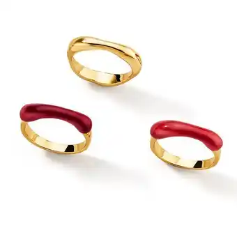 Ésika Estuche de anillos x3 new python oferta