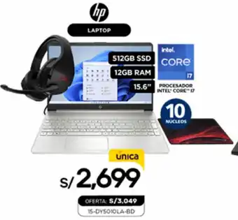 La Curacao Hp LAPTOP 512GB SSD CORE 12GB RAM 15.6" PROCESADOR INTEL® CORE™ 17 oferta