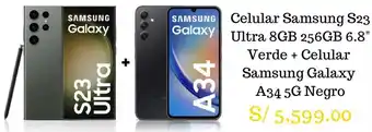 La Curacao SAMSUNG Celular Samsung S23 Galaxy Ultra 8GB 256GB 6.8" oferta