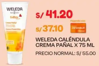Wong WELEDA CALENDULA CREMA PAÑAL X 75 ML oferta