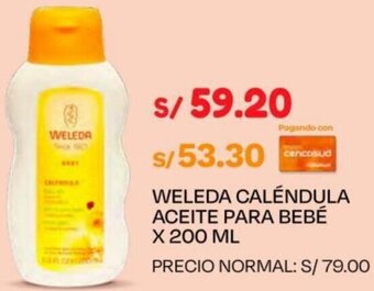 Wong WELEDA CALENDULA ACEITE PARA BEBÉ X 200 ML oferta