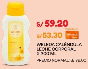 Wong WELEDA CALENDULA LECHE CORPORAL X 200 ML oferta