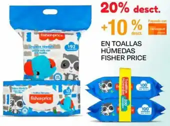 Wong EN TOALLAS HÚMEDAS FISHER PRICE oferta