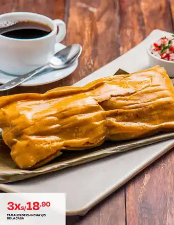 Wong TAMALES DE CHINCHA Y/O DE LA CASA oferta