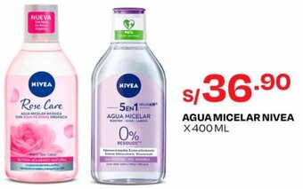 Wong AGUA MICELAR NIVEA X 400 ML oferta