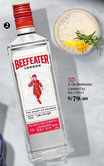 Wong Gin Beefeater London Dry Bot. x 700 ml oferta