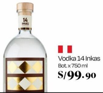 Wong Vodka 14 Inkas Bot. x 750 ml oferta