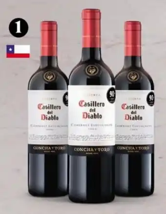 VINO CASILLERO DEL DIABLO BOT. X 750 ML, LLÉVATE LA UNIDAD
