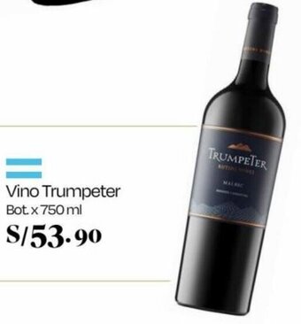 Wong Vino Trumpeter Bot. x 750 ml oferta