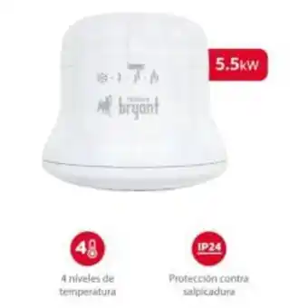 Maestro Ducha eléctrica maxi linea 5.5 kw bryant oferta