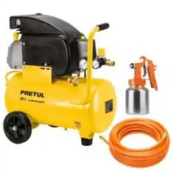 Maestro Compresora de aire 20lt, kit manguera con pistola, pretul oferta